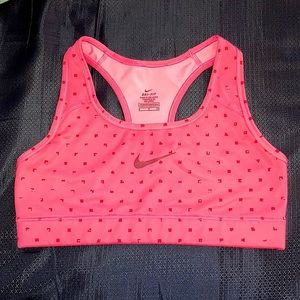 Pink Nike Pro Sports Bra